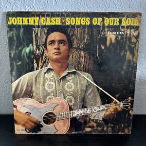 Johnny Cash Songs of Our Soil LP Vinyl Record Columbia CL 1339 1st Pressing